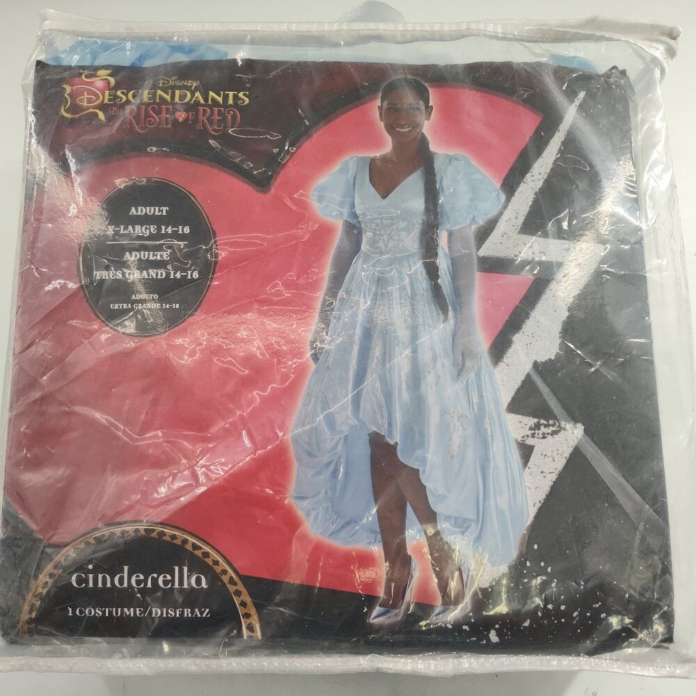 Disney Descendants Rise of Red Cinderella Costume Size 14-16             P#233@